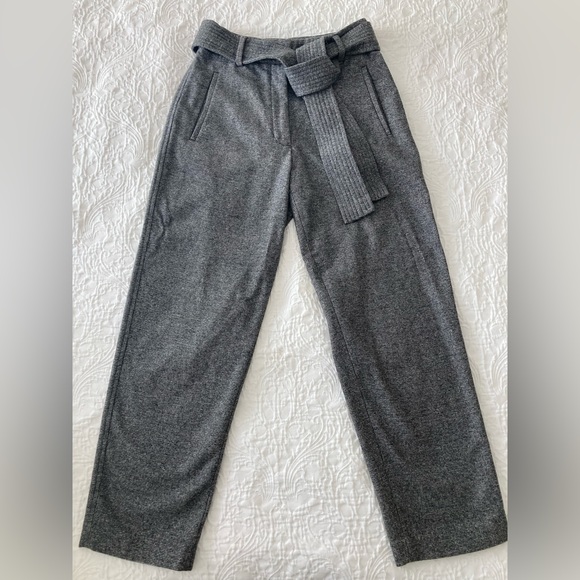 Aritzia tweed tie front pants! - Picture 3 of 4